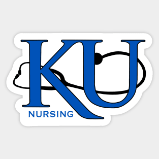 KU Nursing Sticker